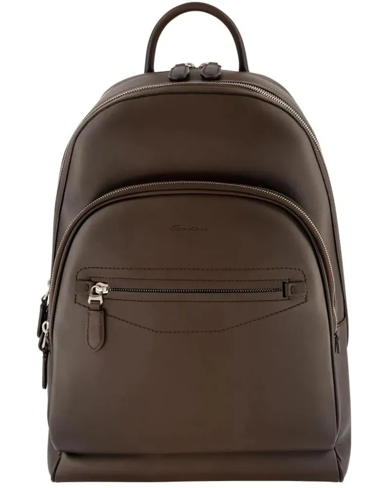 Santoni Businesstaschen & Reisegepäck Backpack braun Braun