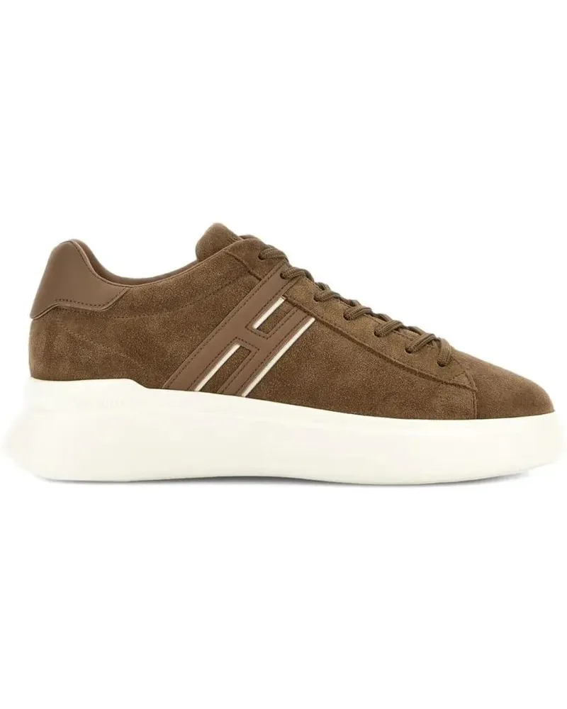 Hogan Low-Top Sneaker Earth Brown Leather Sneakers braun Braun