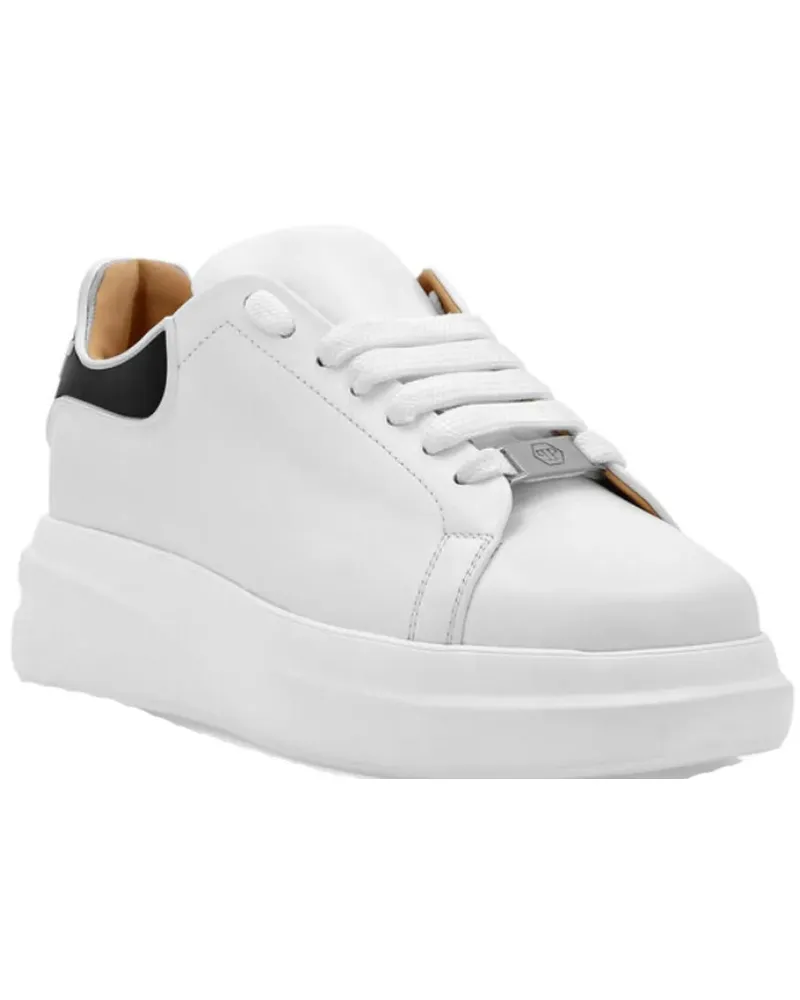 Philipp Plein Flat Shoes White weiß Weiß