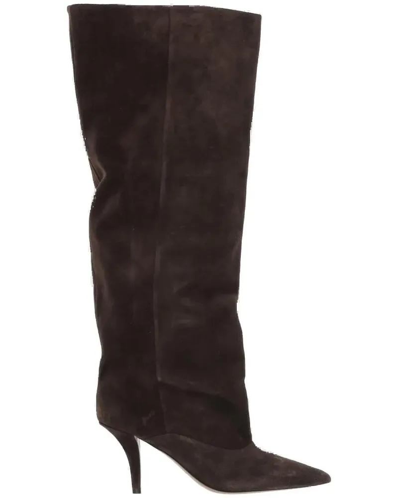Paris Texas Stiefel Boots Ines Reverse Mid-Calf 75 braun Braun