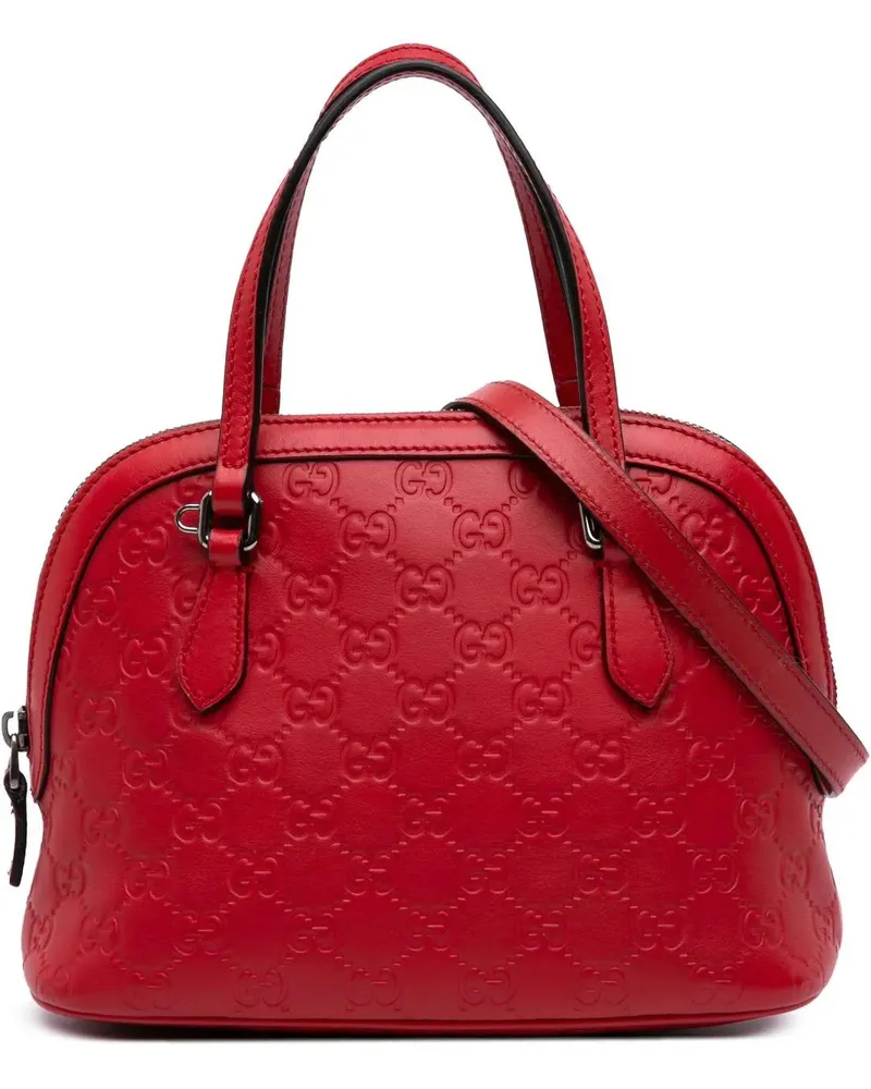 Gucci Hobo Bags Mini ssima Dome Satchel rot Rot