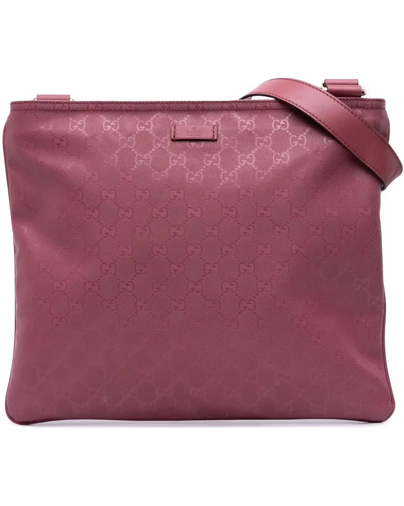 Gucci Hobo Bags GG Imprime Crossbody rosa Gold