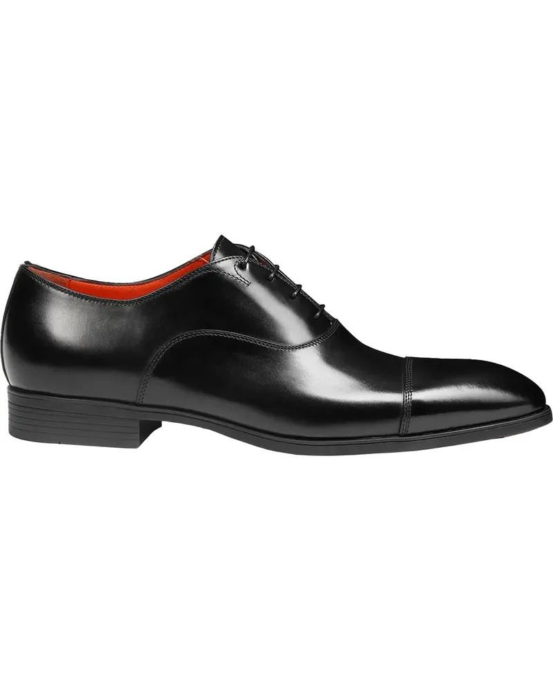 Santoni Oxford Veterschoen Zwart schwarz Schwarz