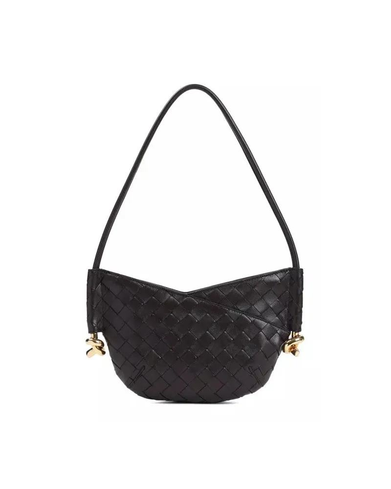 Bottega Veneta Shopper Mini Hobo Solstice Bag Schwarz