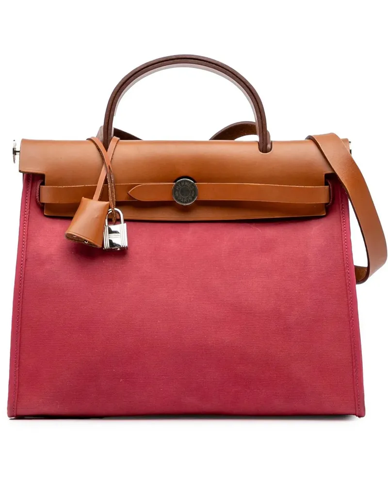Hermès Hobo Bags 2015 Toile Herbag Zip 31 rosa Gold