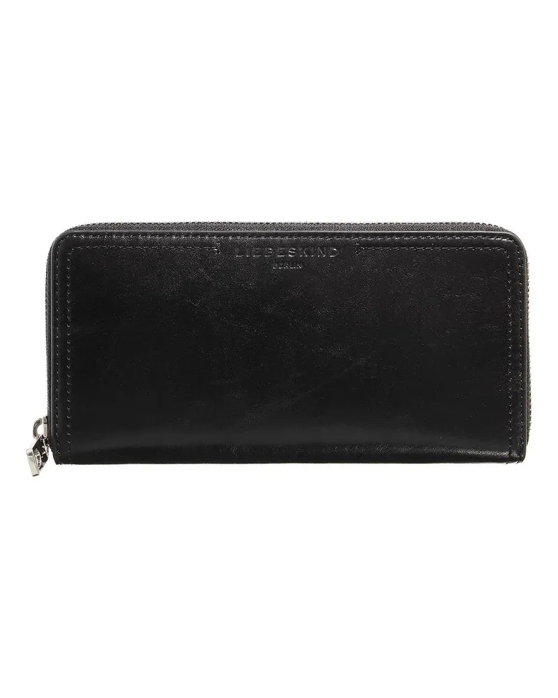 Liebeskind Portemonnaie Chudy Paper Touch Crinkle schwarz Schwarz