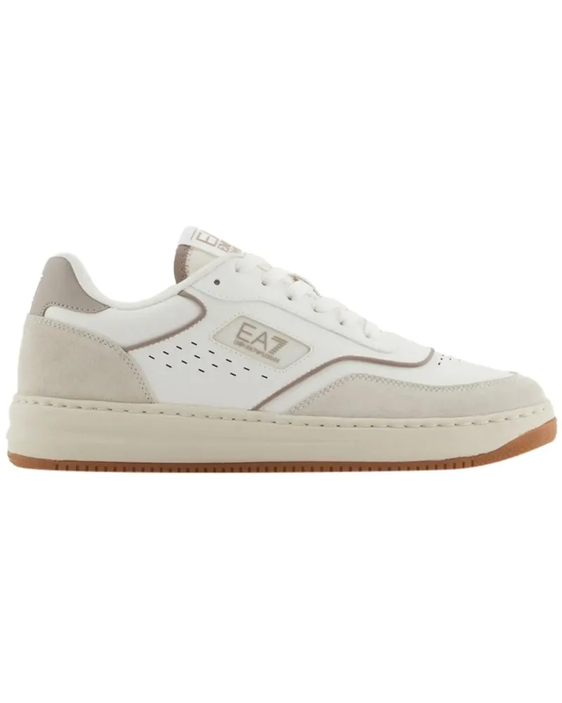 EA7 Low-Top Sneaker Sneakers White weiß Weiß