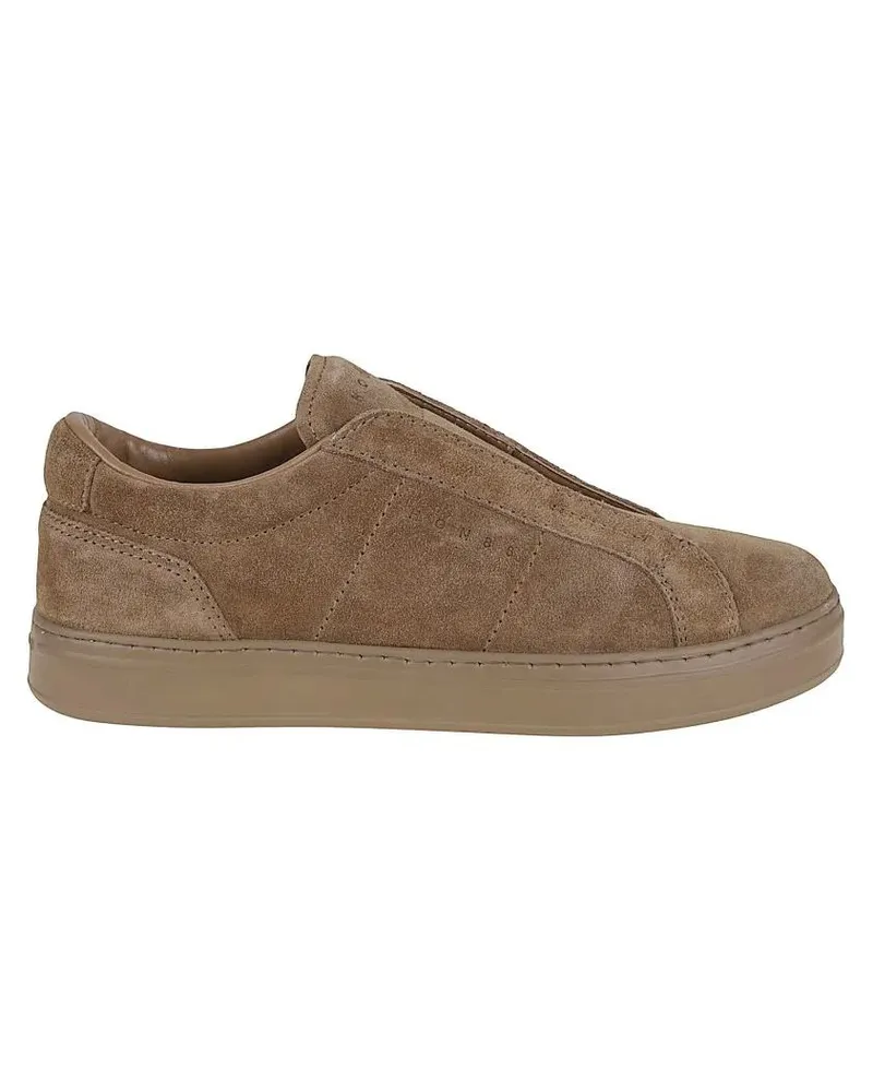 Hogan Low-Top Sneaker Slip-On Sneakers With Embossed Logo braun Braun