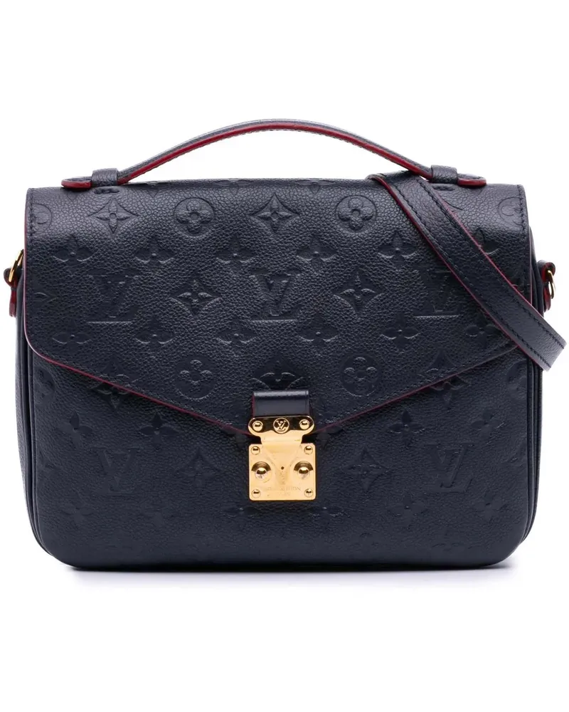 Louis Vuitton Hobo Bags Monogram Empreinte Pochette Metis blau Blau