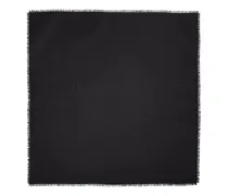 Tücher & Schals Large Square Scarf With Subtle Jacquard Pattern schwarz