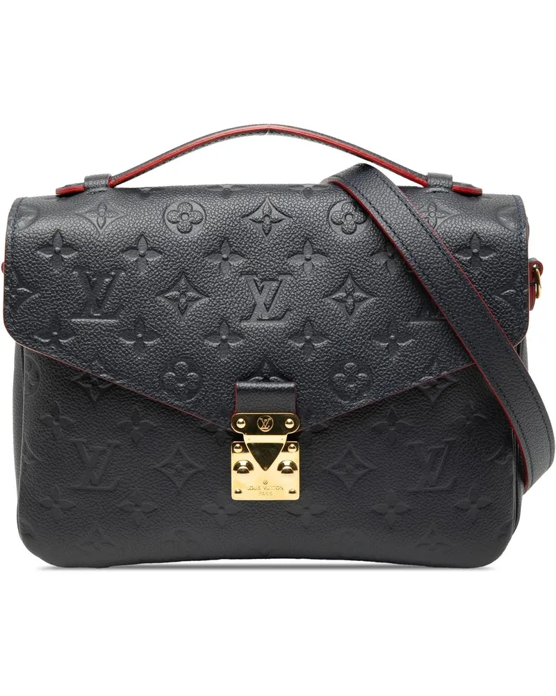 Louis Vuitton Hobo Bags Monogram Empreinte Pochette Metis blau Blau