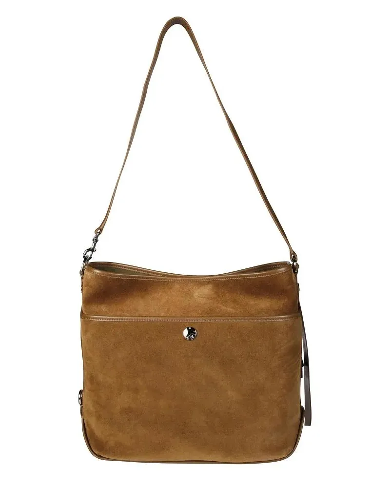 Hogan Hobo Bags Medium Brown Shoulder Bag braun Braun