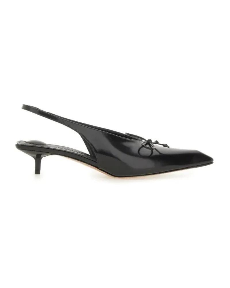 Jacquemus Hohe Schuhe The "Cubisto" Slingbacks schwarz Schwarz
