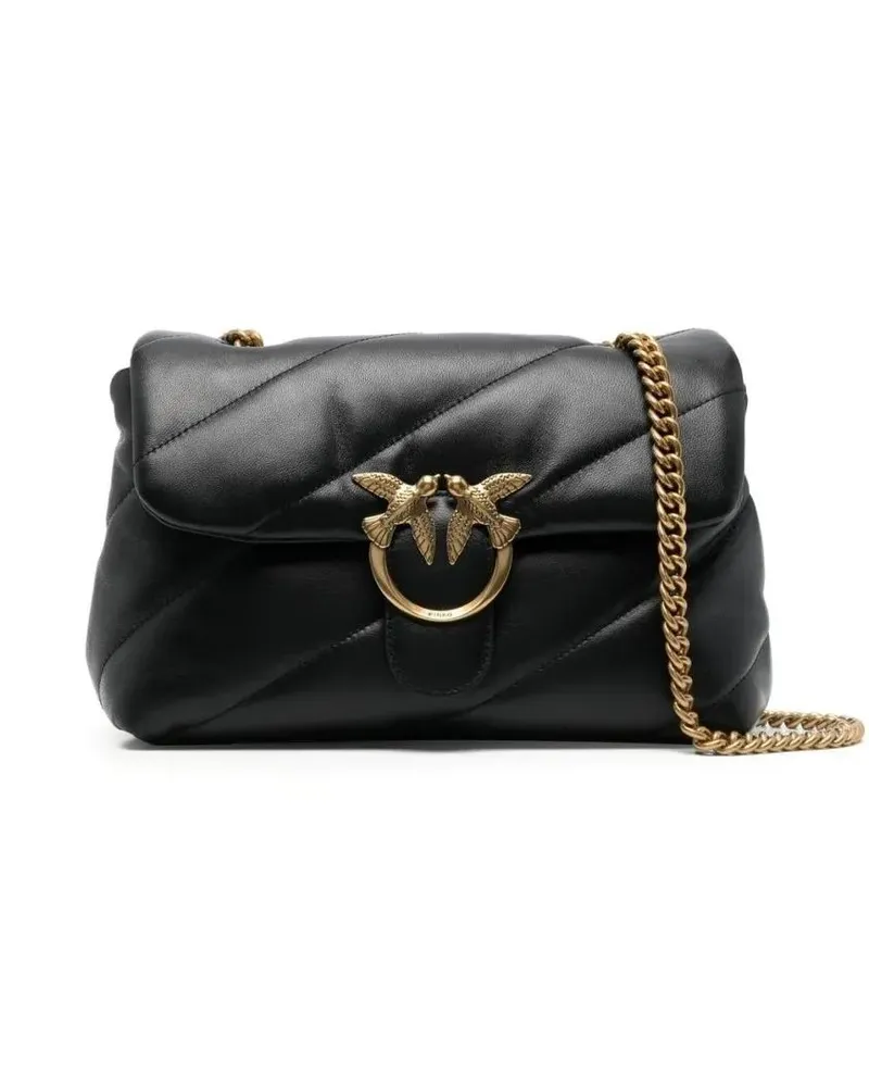 Pinko Hobo Bags Love Classic Puff Quilted Black Shoulder Bag schwarz Schwarz