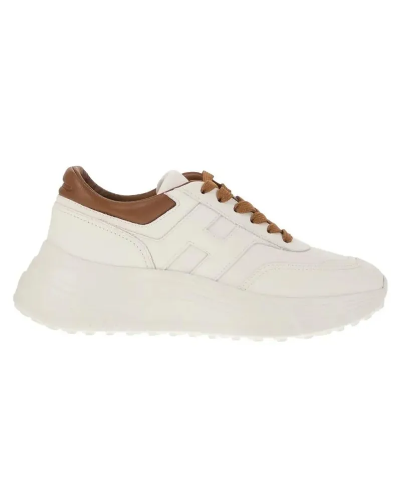 Hogan Low-Top Sneaker Hi-Fi Trainers With Side H weiß Weiß