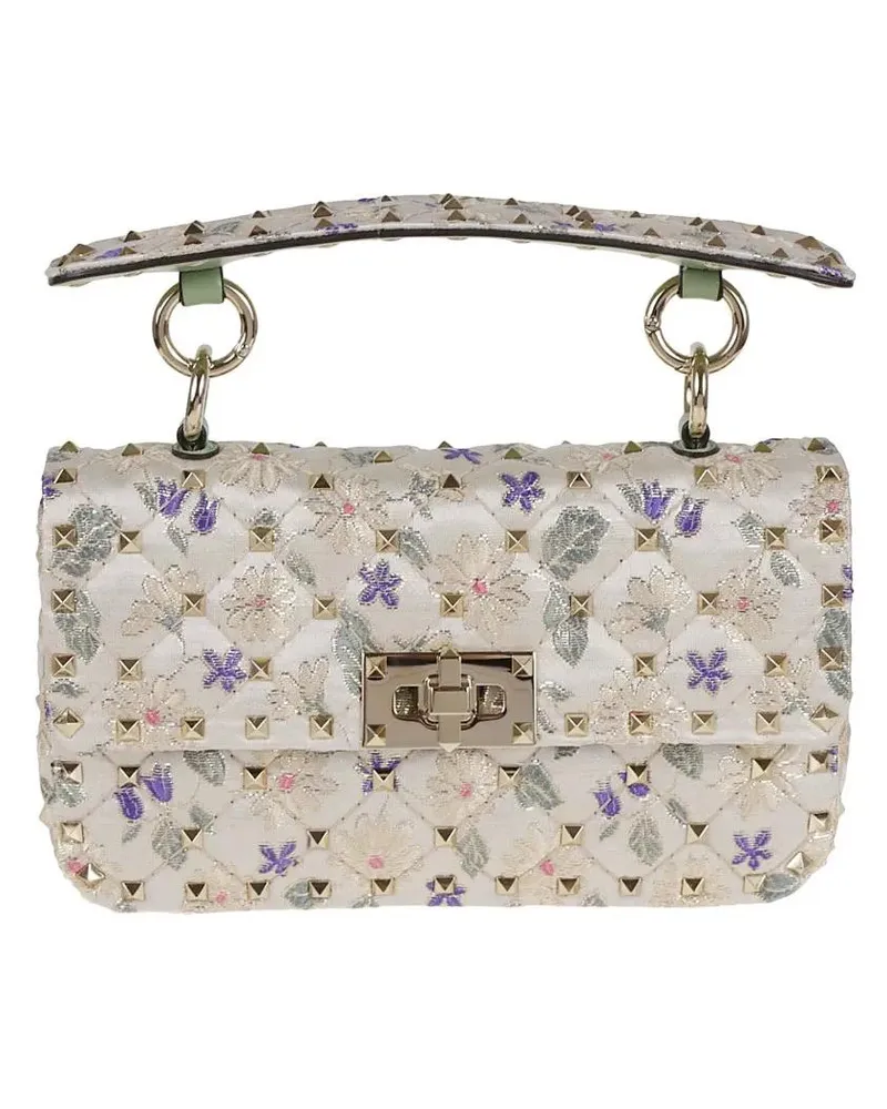 Valentino Garavani Hobo Bags Rockstud Spike Bag weiß Weiß
