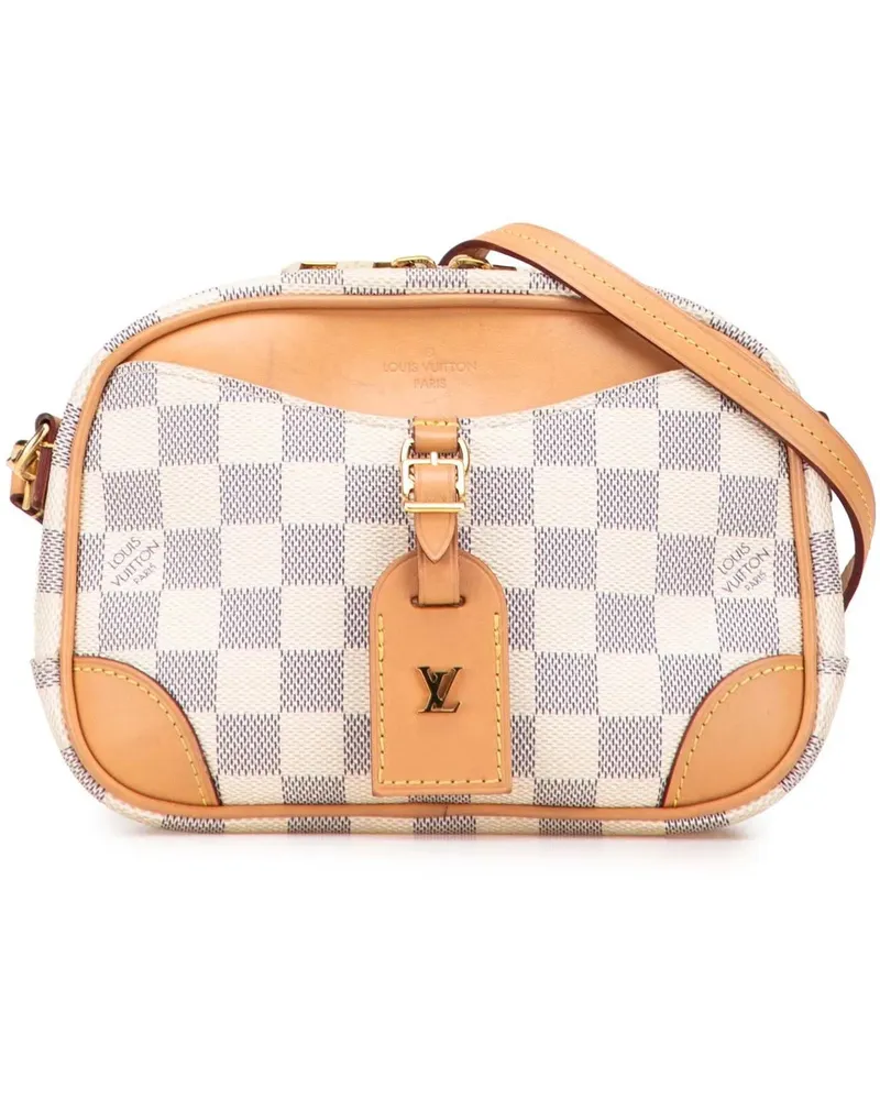 Louis Vuitton Hobo Bags Damier Azur Mini Deauville weiß Weiß