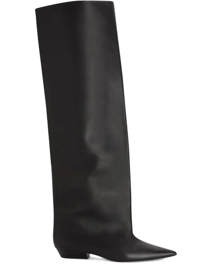 Jil Sander Low-Top Sneaker High Boot Black schwarz Schwarz