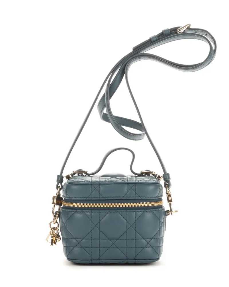 Dior Crossbody Bags Micro Lady Dior Vanity Case blau Blau