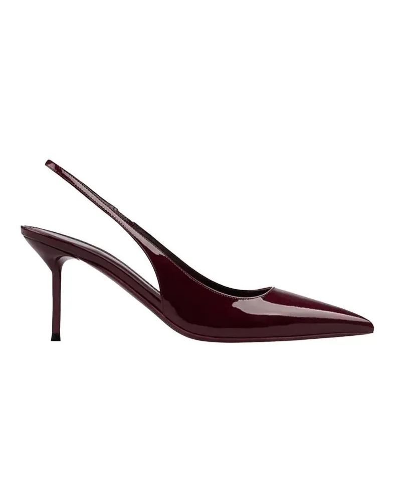 Paris Texas Hohe Schuhe Pointed Toe Patent Slingback Heels With 70 Mm Stil schwarz Schwarz
