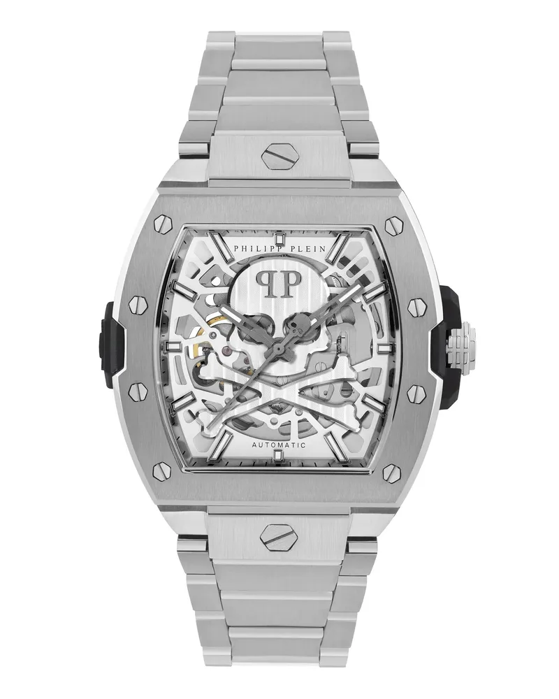 Philipp Plein Uhren Automatisch The $Keleton 2.0 silver Silber