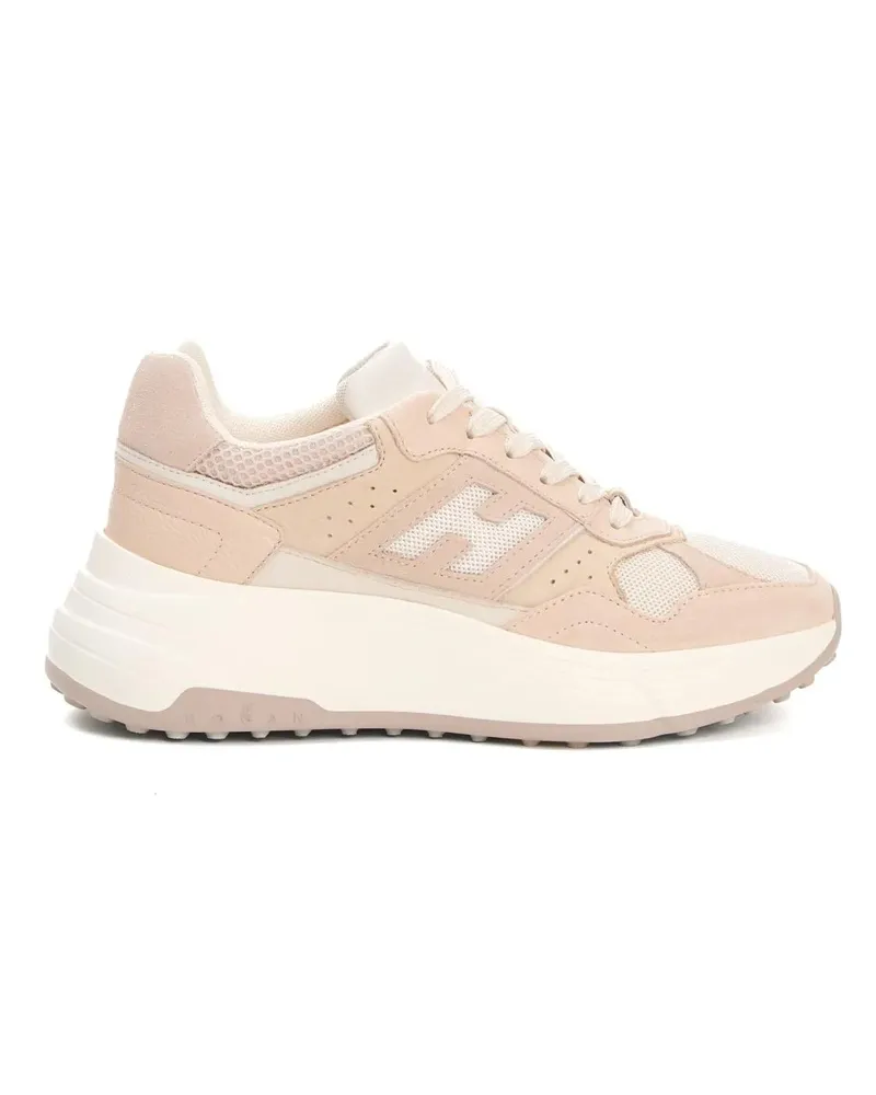 Hogan Low-Top Sneaker Hi Fi Bimaterial Beige Suede Sneakers beige Beige