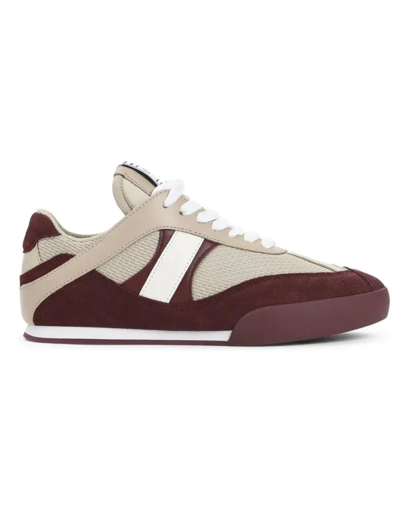 Chloé Low-Top Sneaker Beige Textile Kick Sneakers braun Braun
