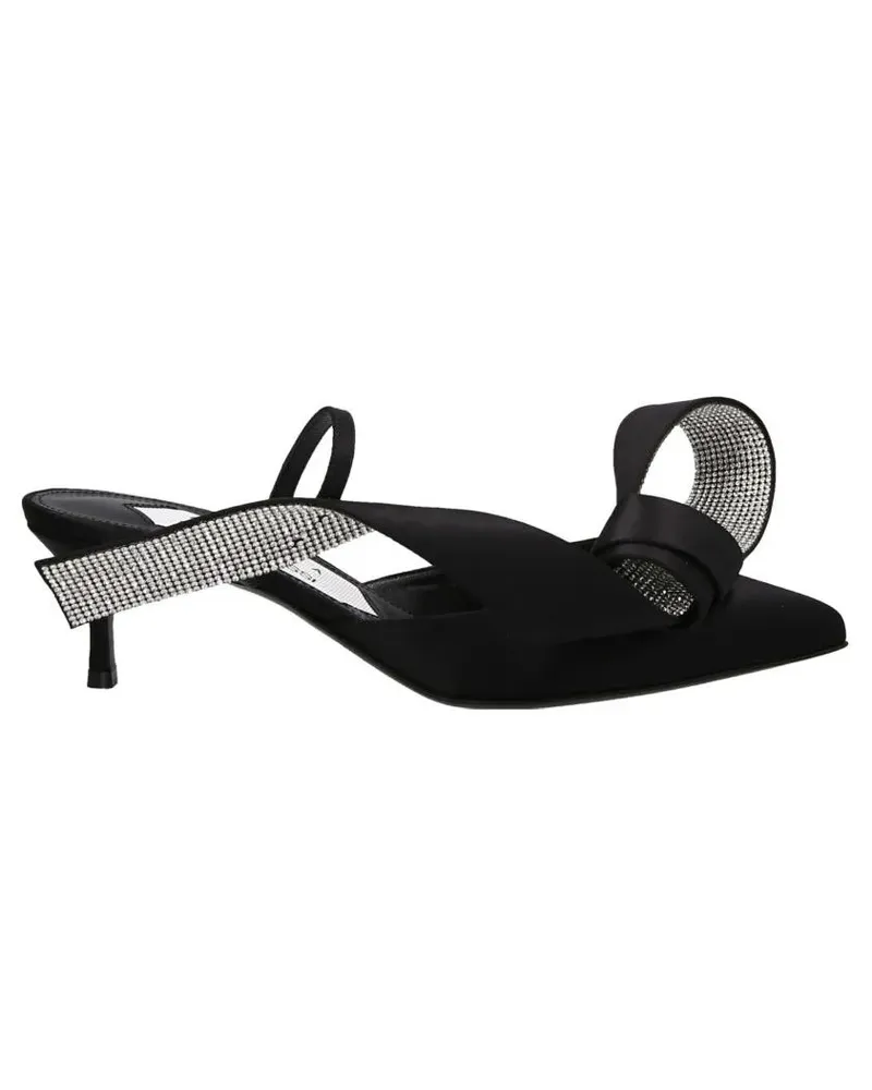 Sergio Rossi Slipper & Pantoletten Area Marque' Mules schwarz Schwarz