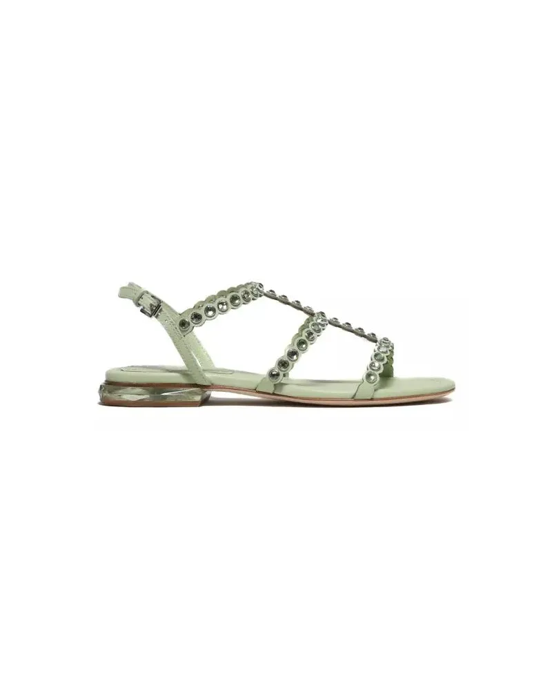 ash Sandalen Saphir Model Sandal In Green Leather grün Grün