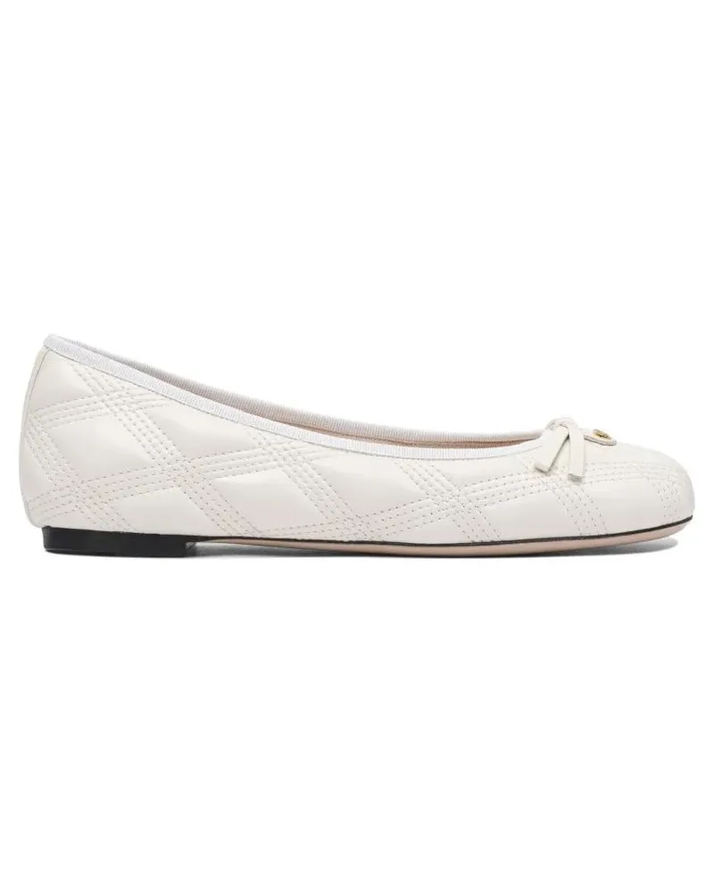 Valentino Garavani Quiltie 67" Ballet Flats weiß Weiß