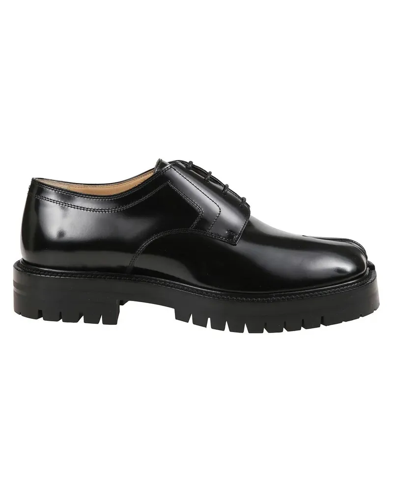 Maison Margiela Split-Toe Lace-Up Shoes schwarz Schwarz