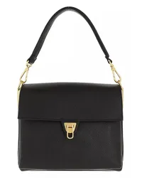 Coccinelle Satchel Bag Marvin Desir Handbag Grainy Leather Schwarz