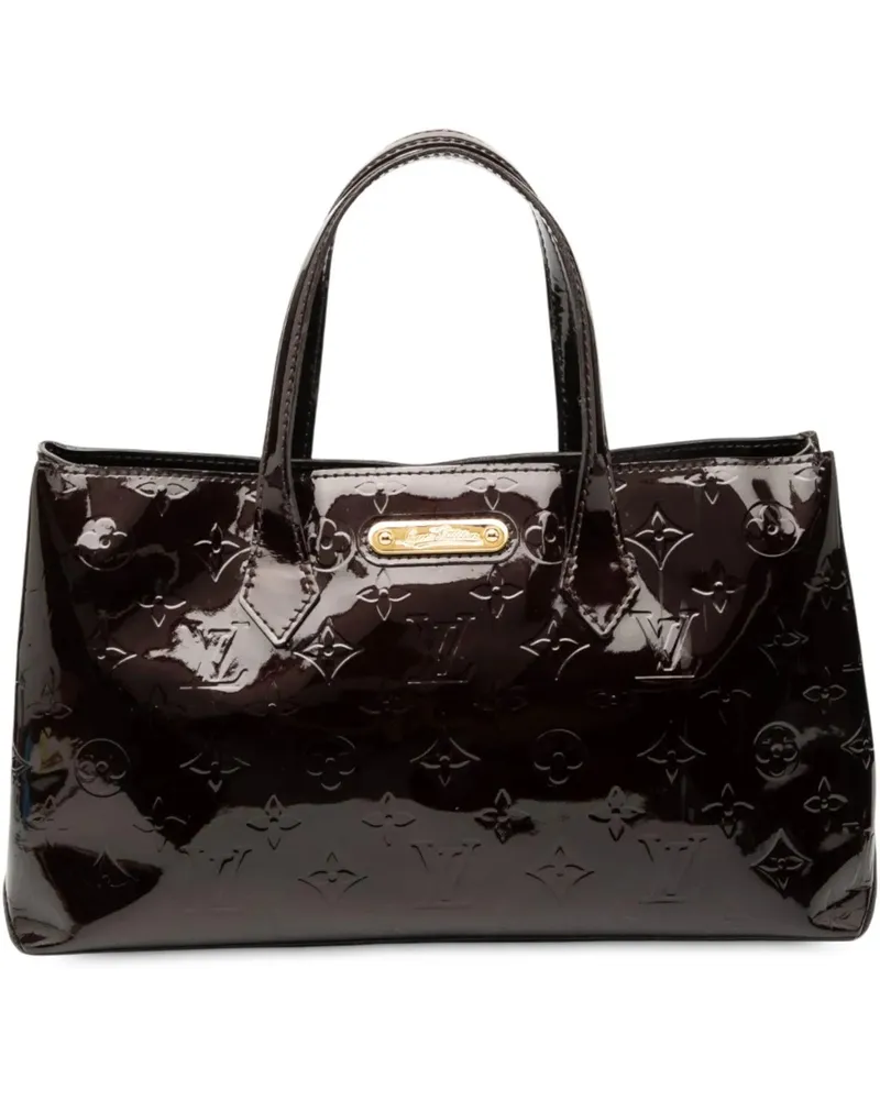 Louis Vuitton Crossbody Bags Monogram Vernis Wilshire PM orange Orange