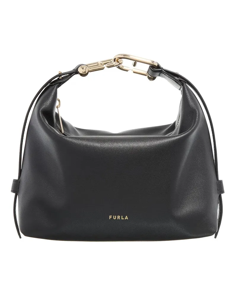 Furla Hobo Bags  Tonie Mini Hobo schwarz Schwarz
