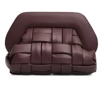 Clutches Clutch Vegan Leather Intreccio Bordeaux rot