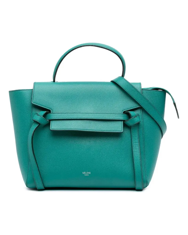 Celine Hobo Bags Micro Grained Calfskin Belt Bag grün Grün