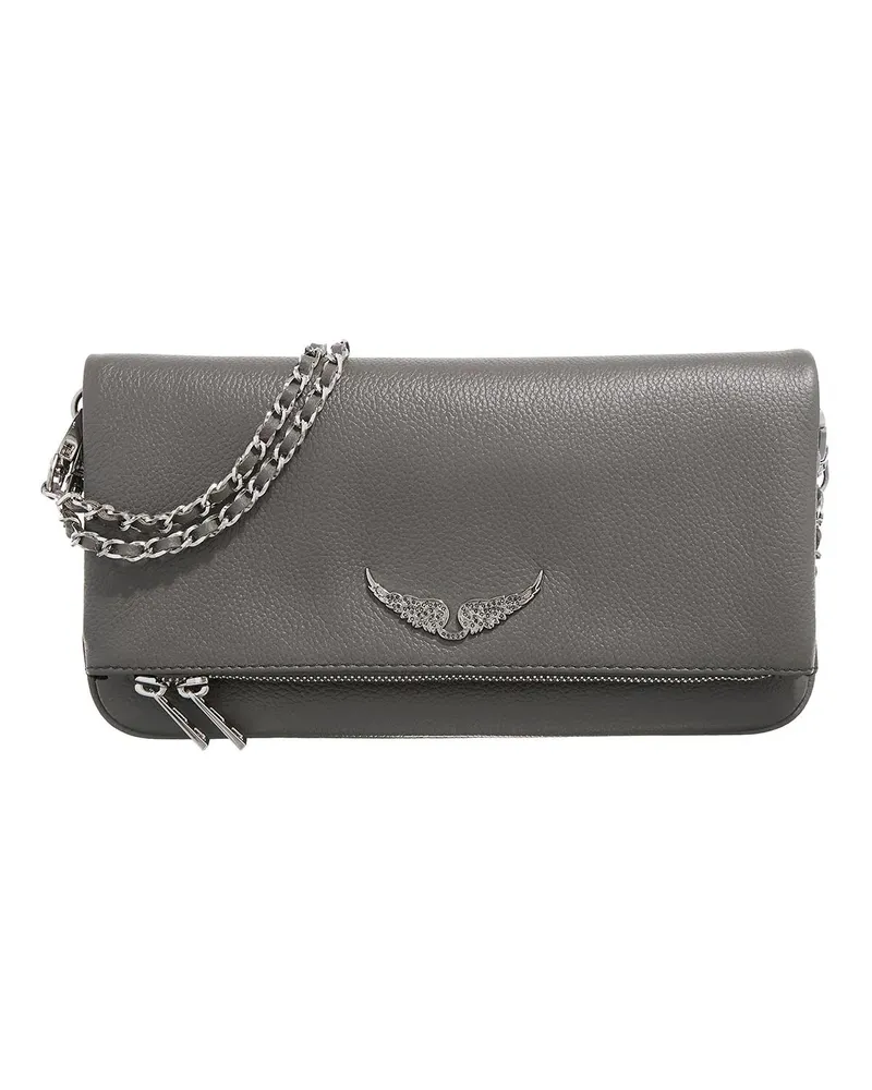 Zadig & Voltaire Crossbody Bags Rock Grained Leather grau Grau