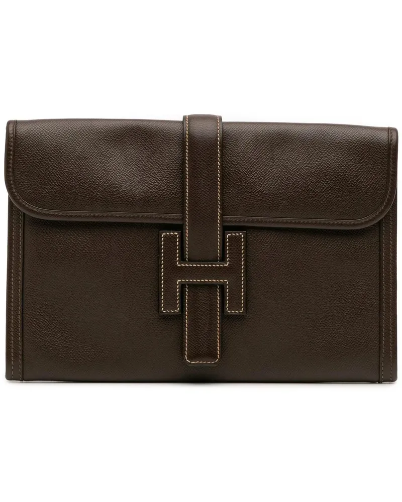 Hermès Clutches Epsom Jige PM braun Braun