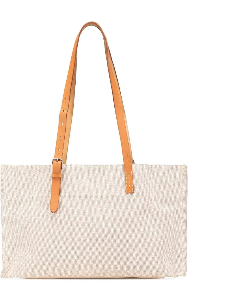 Hermès Shopper Toile Etriviere Elan braun Braun