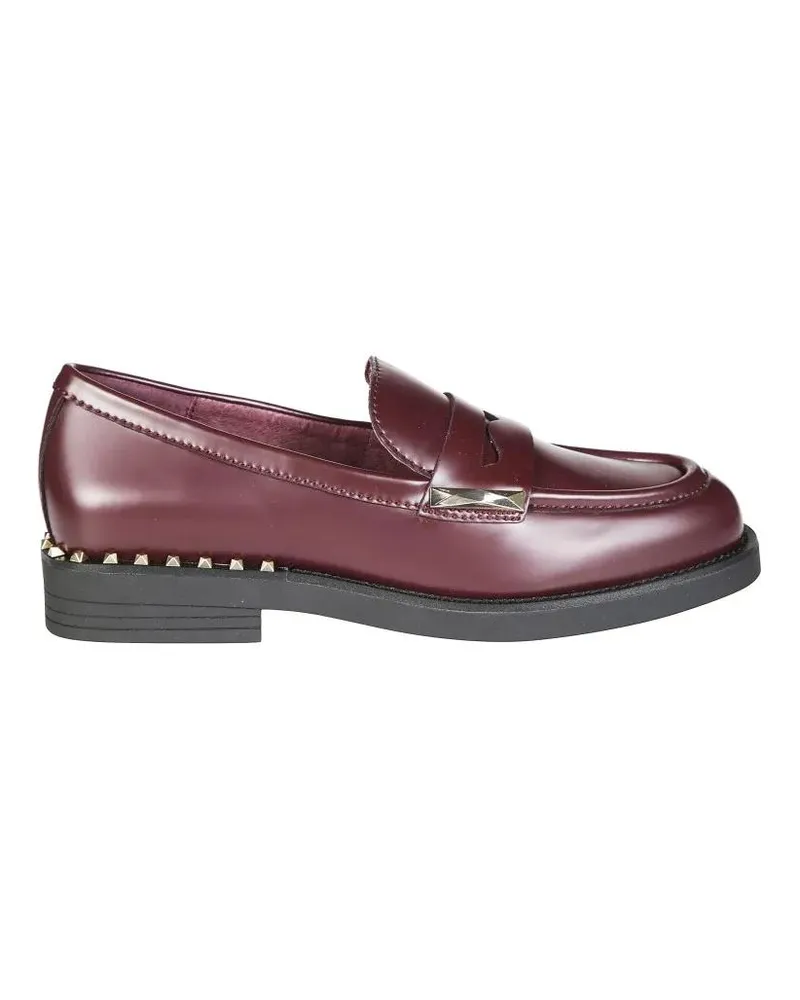 ash Soft And Shiny Leather Moccasin rot Rot