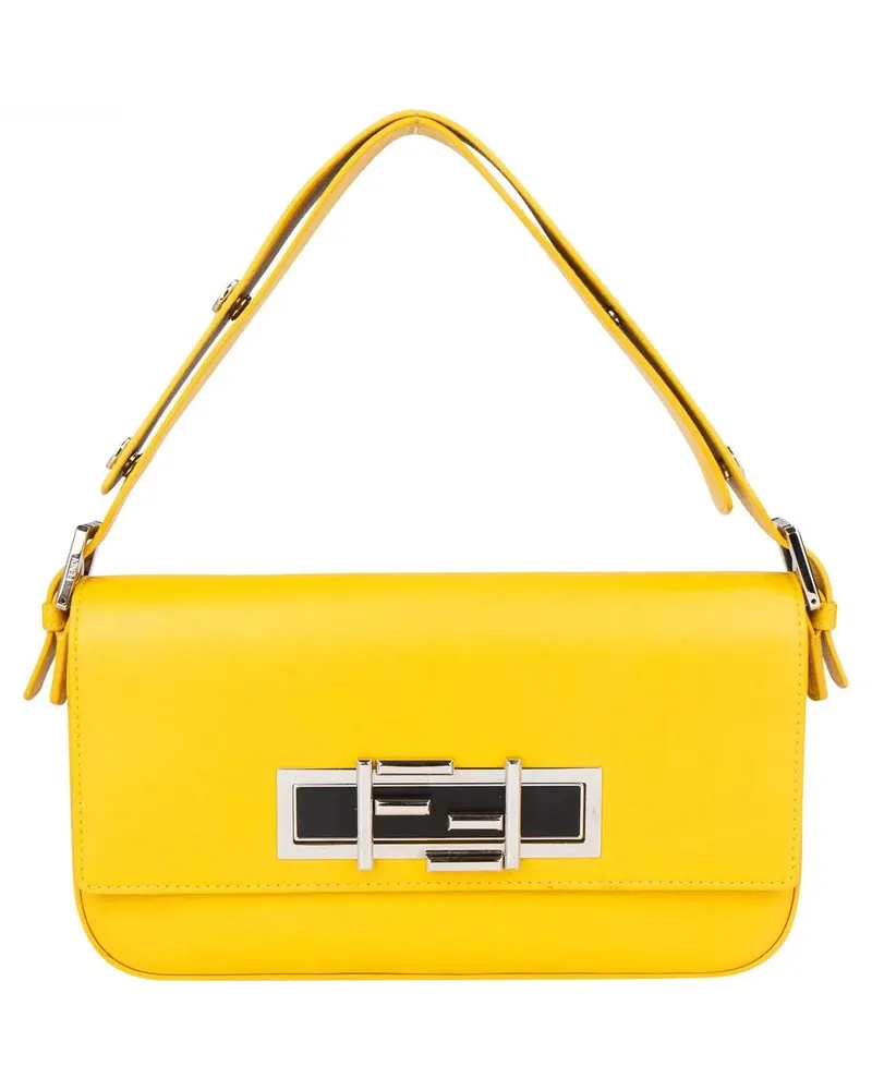 Fendi Crossbody Bags  Sunflower Leather Limited Buckle Baguett Sho bunt Bunt
