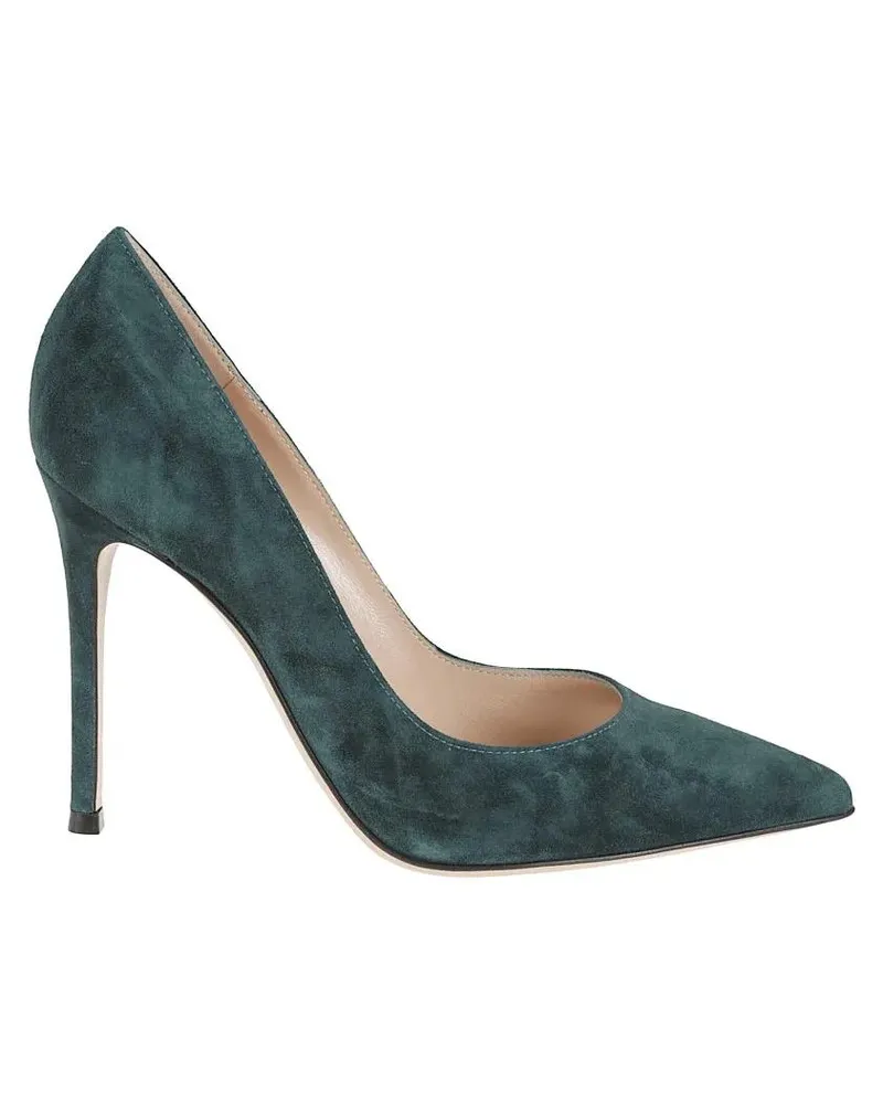 Gianvito Rossi Hohe Schuhe Soft Suede Calfskin Pumps grau Grau