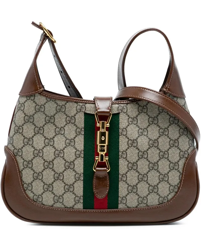 Gucci Hobo Bags Small GG Supreme Jackie 1961 Crossbody braun Braun