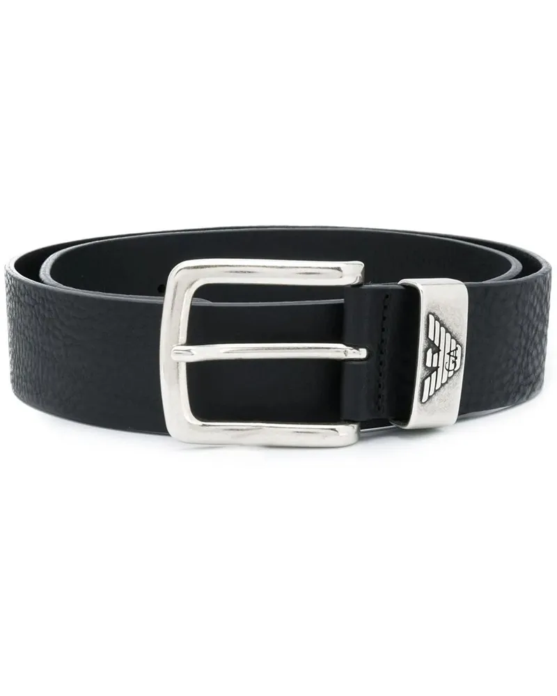Emporio Armani Gürtel Belts Black schwarz Schwarz