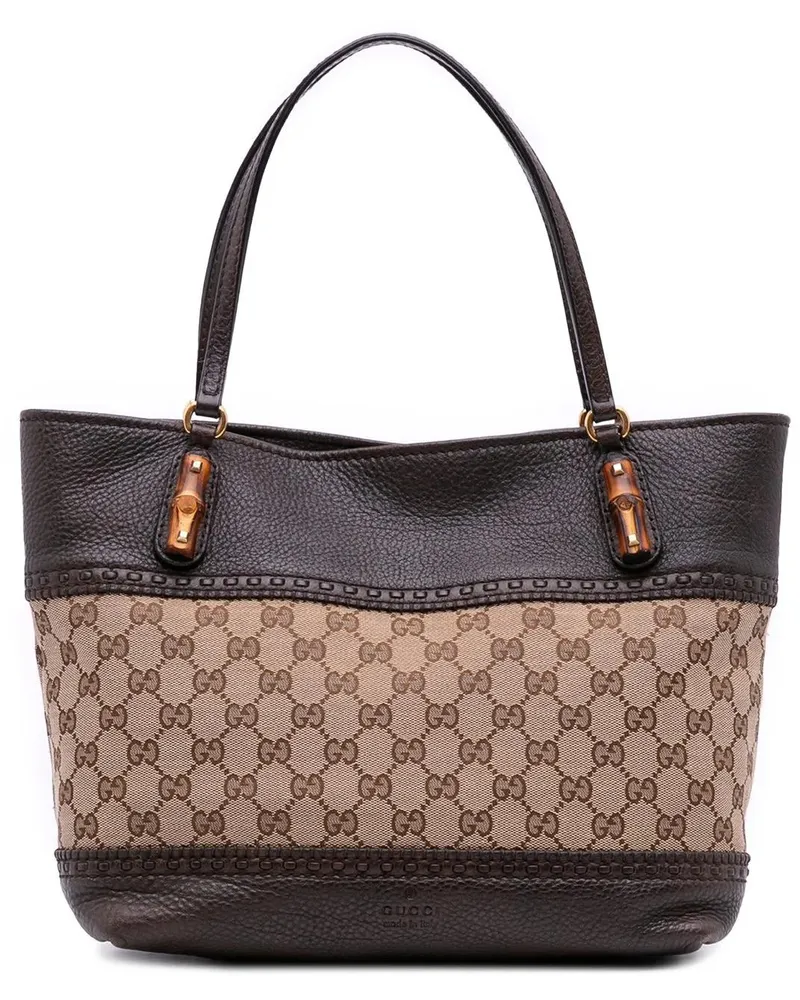 Gucci Shopper GG Canvas Laidback Crafty Tote braun Braun