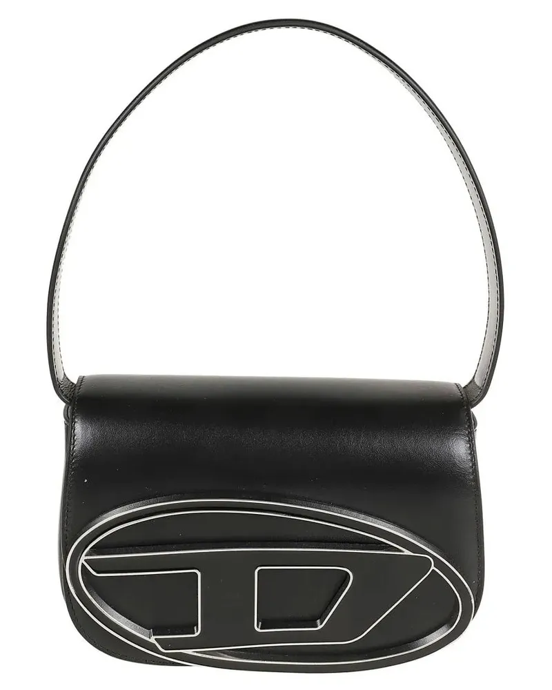 Diesel Hobo Bags Leather 1Dr Bag schwarz Schwarz