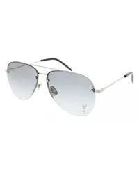 Saint Laurent Sonnenbrillen CLASSIC 11 M-005 59 Sunglass UNISEX META Silber