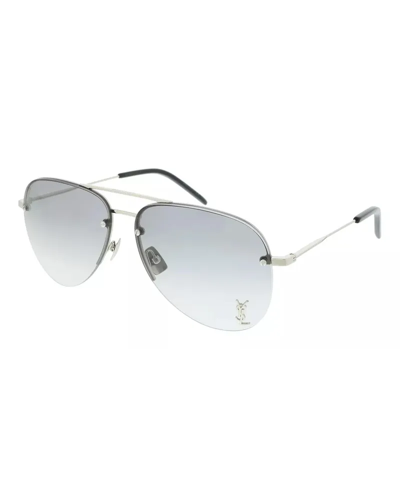 Saint Laurent Sonnenbrillen CLASSIC 11 M-005 59 Sunglass UNISEX META Silber