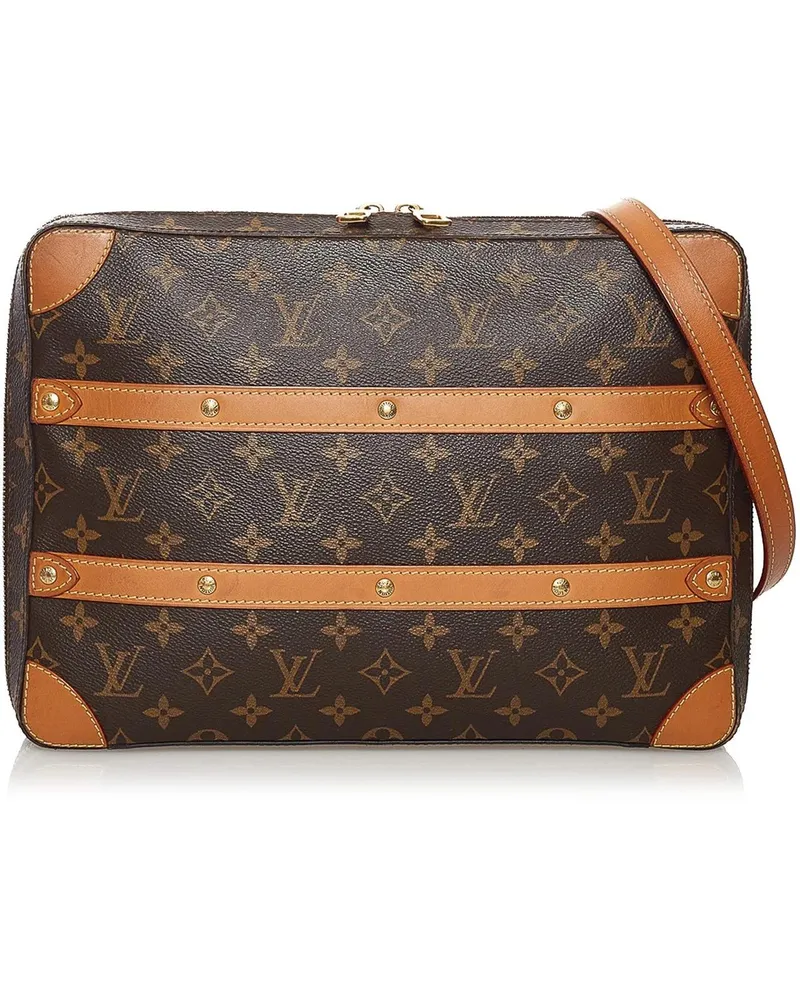 Louis Vuitton Hobo Bags Monogram Soft Trunk Messenger braun Braun