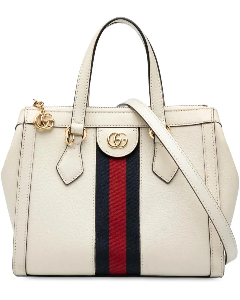 Gucci Hobo Bags Small Leather Ophidia Satchel weiß Weiß